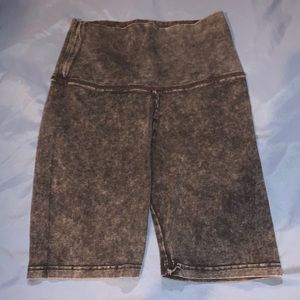 AE Aerie grey biker shorts.